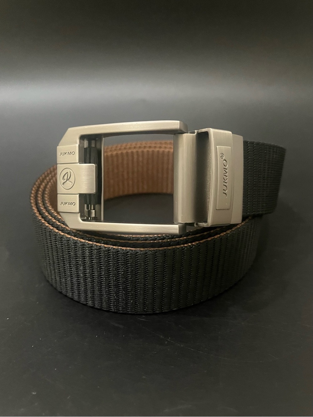 Jukmo Reversible Ratchet Mens Belt Casual Golf Length 50"